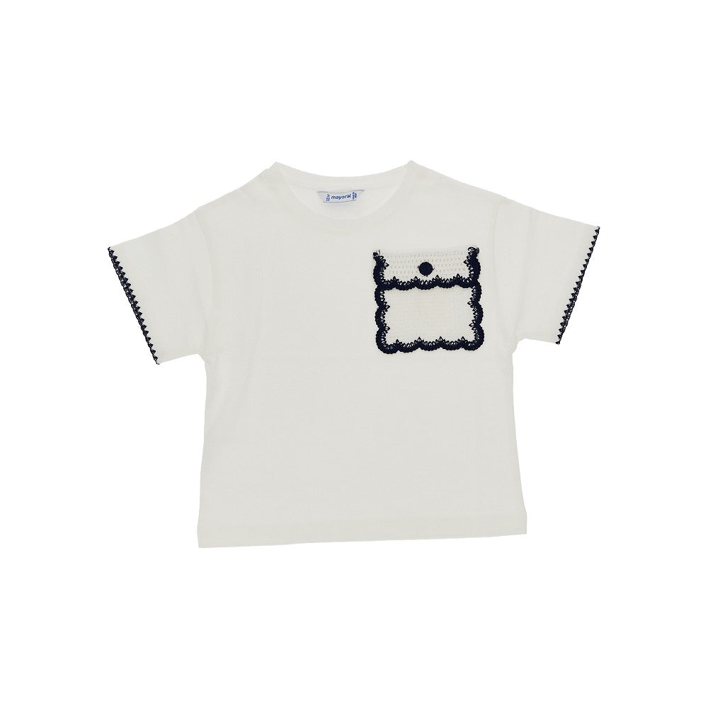 Jersey t-shirt with embroidery