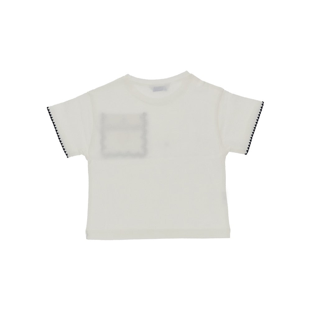 Jersey t-shirt with embroidery