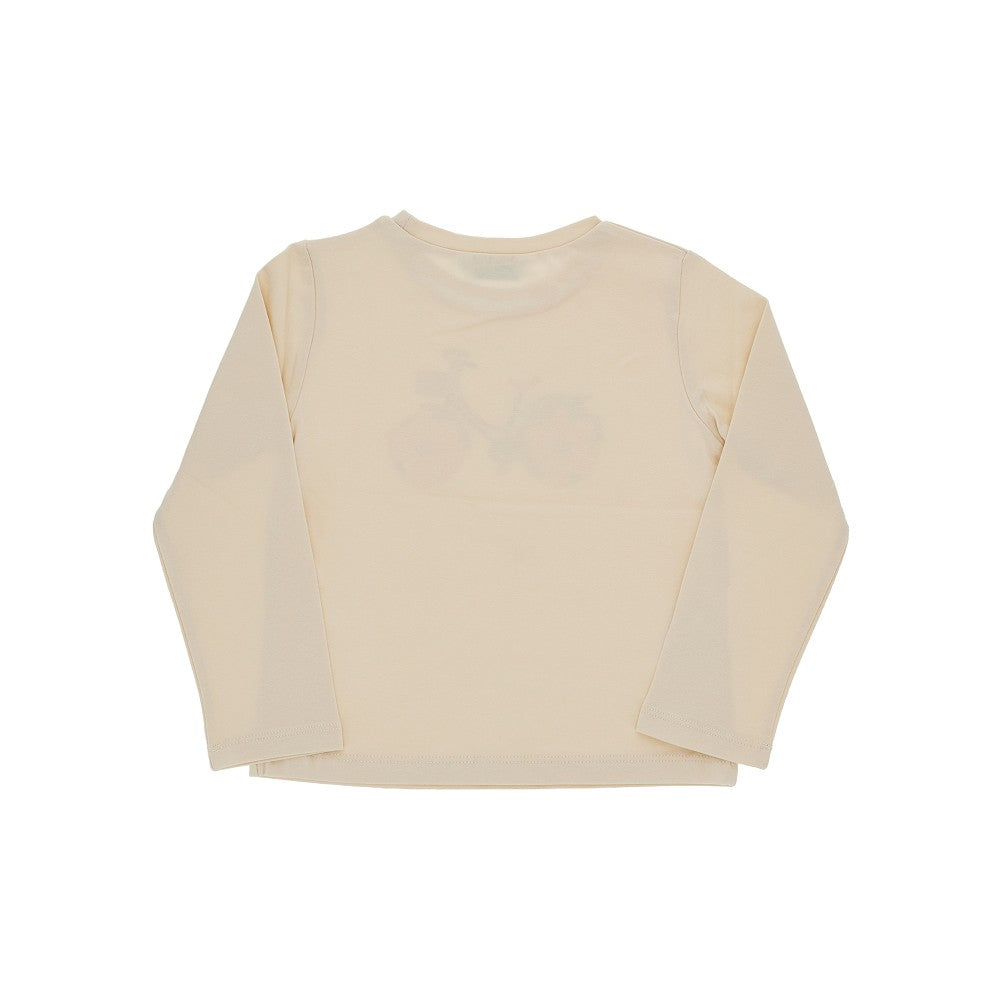 T-shirt con stampa bicicletta