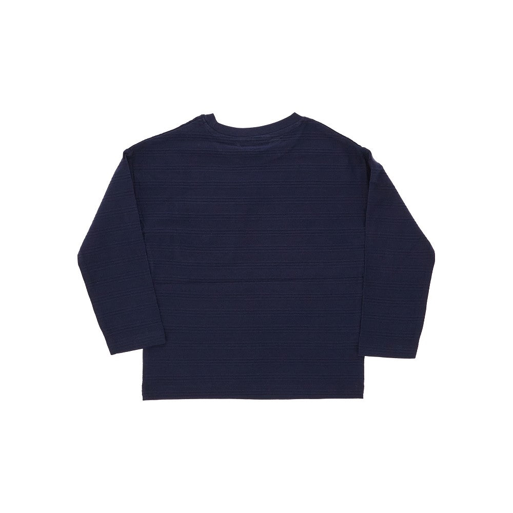 Long-sleeved T-shirt with chest pocket