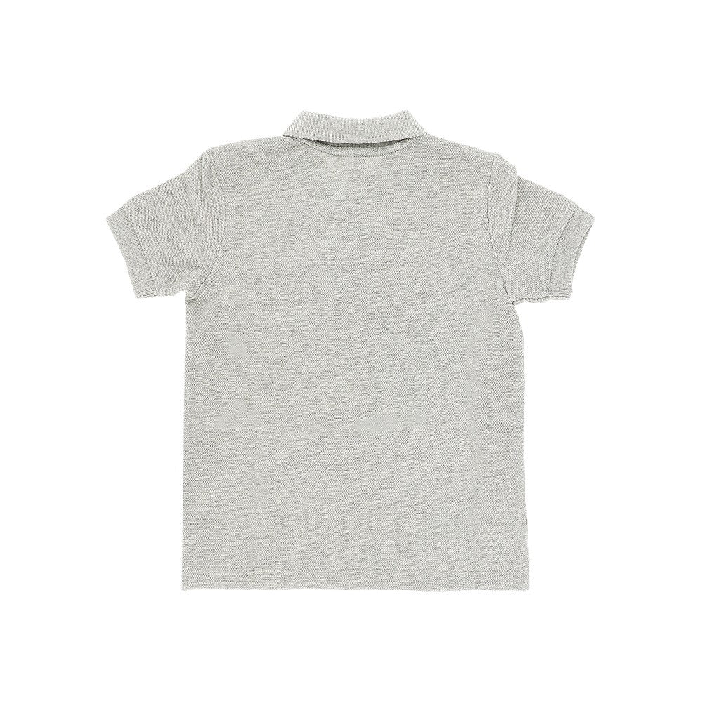 Piquet polo shirt with logo embroidery