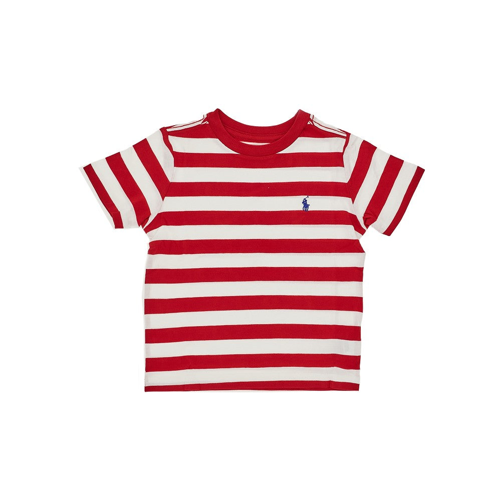 T-shirt in cotone con motivo a righe
