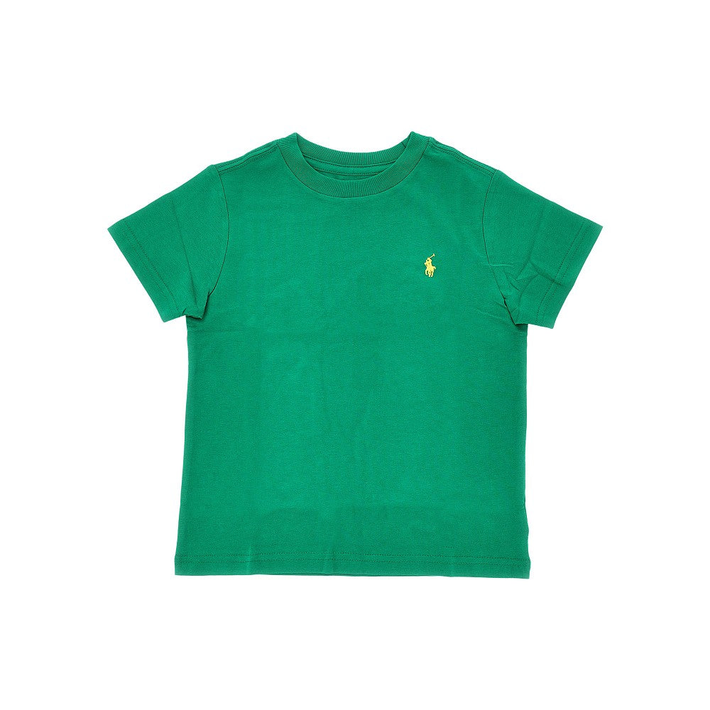 T-shirt con logo ricamato