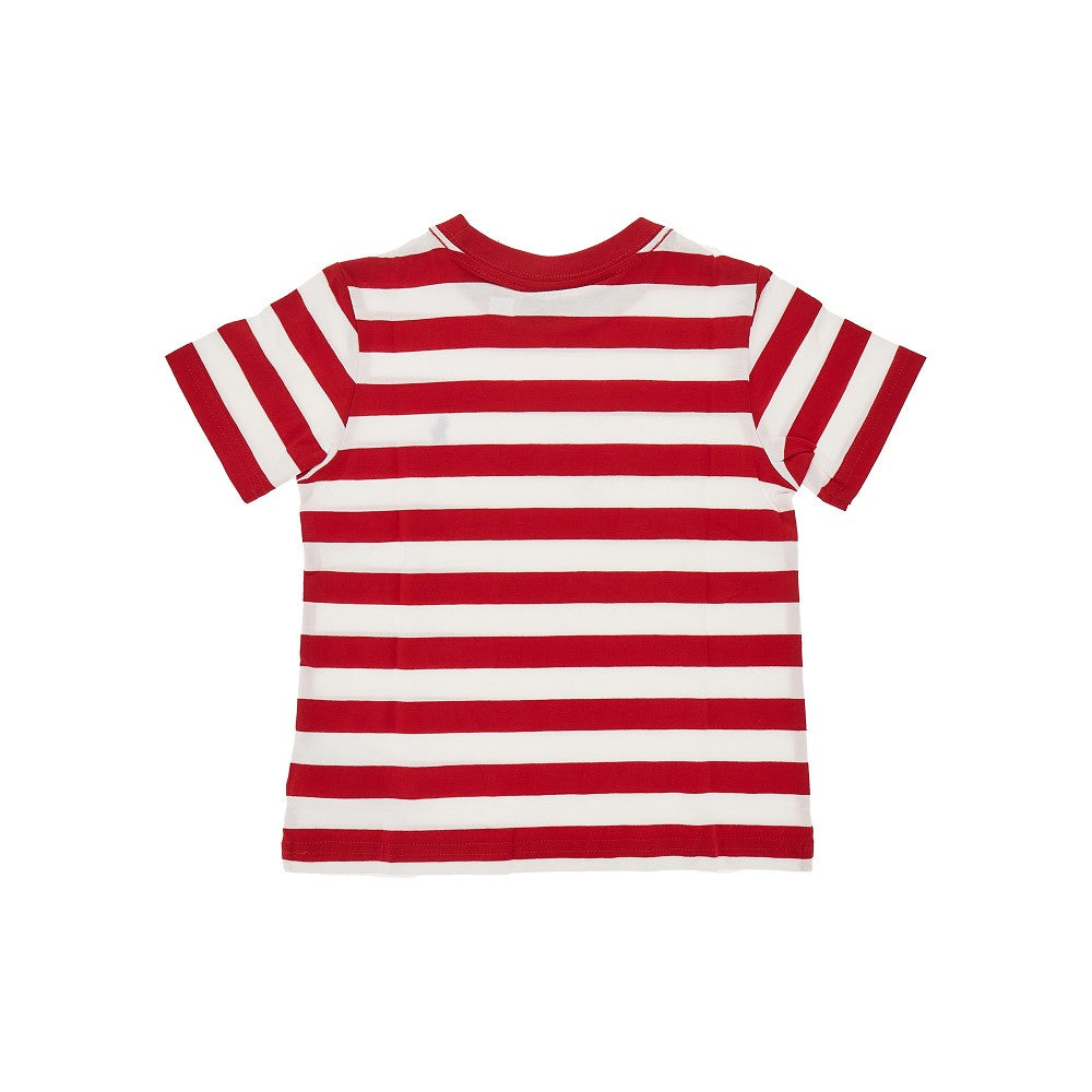 T-shirt in cotone con motivo a righe