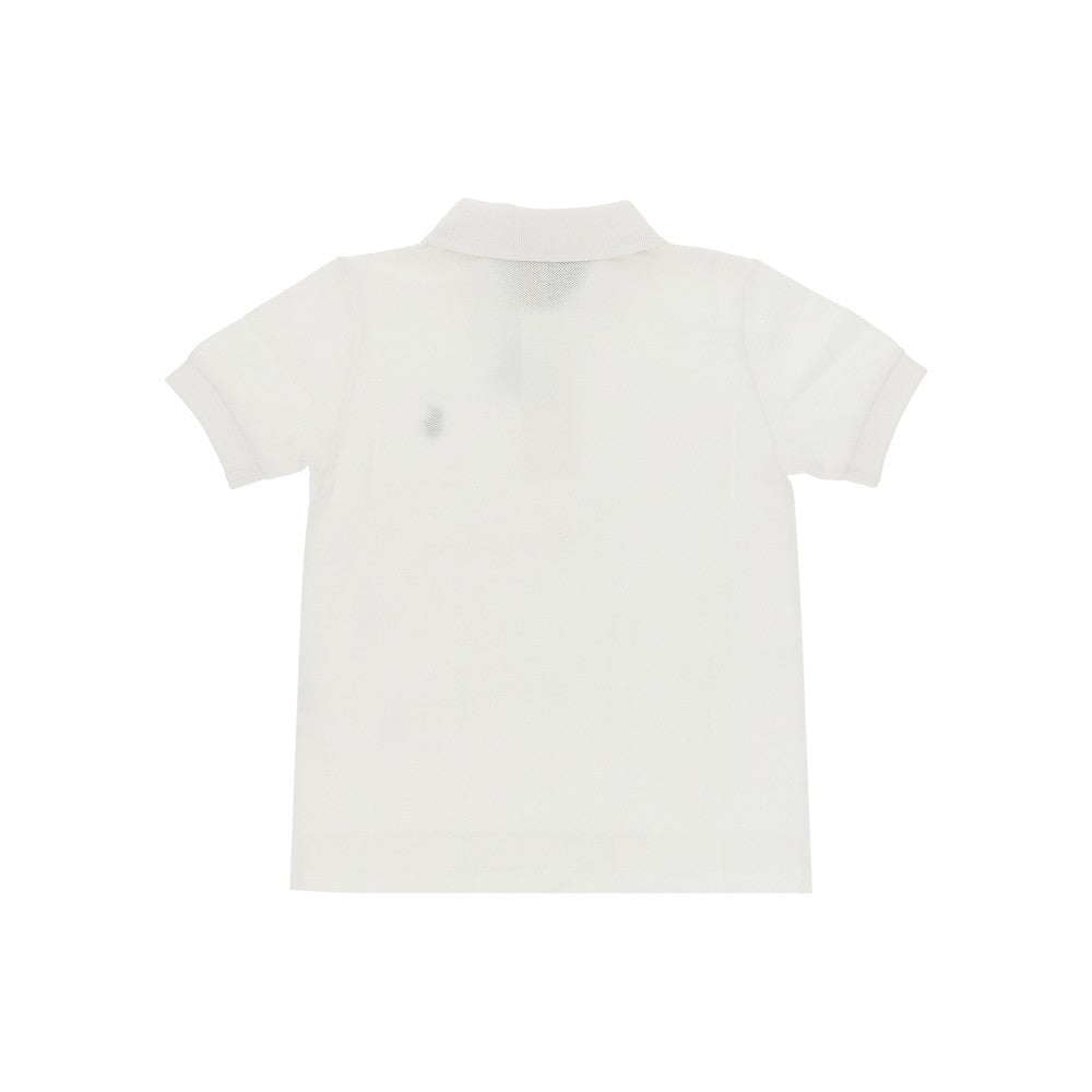 Piquet polo shirt with logo embroidery