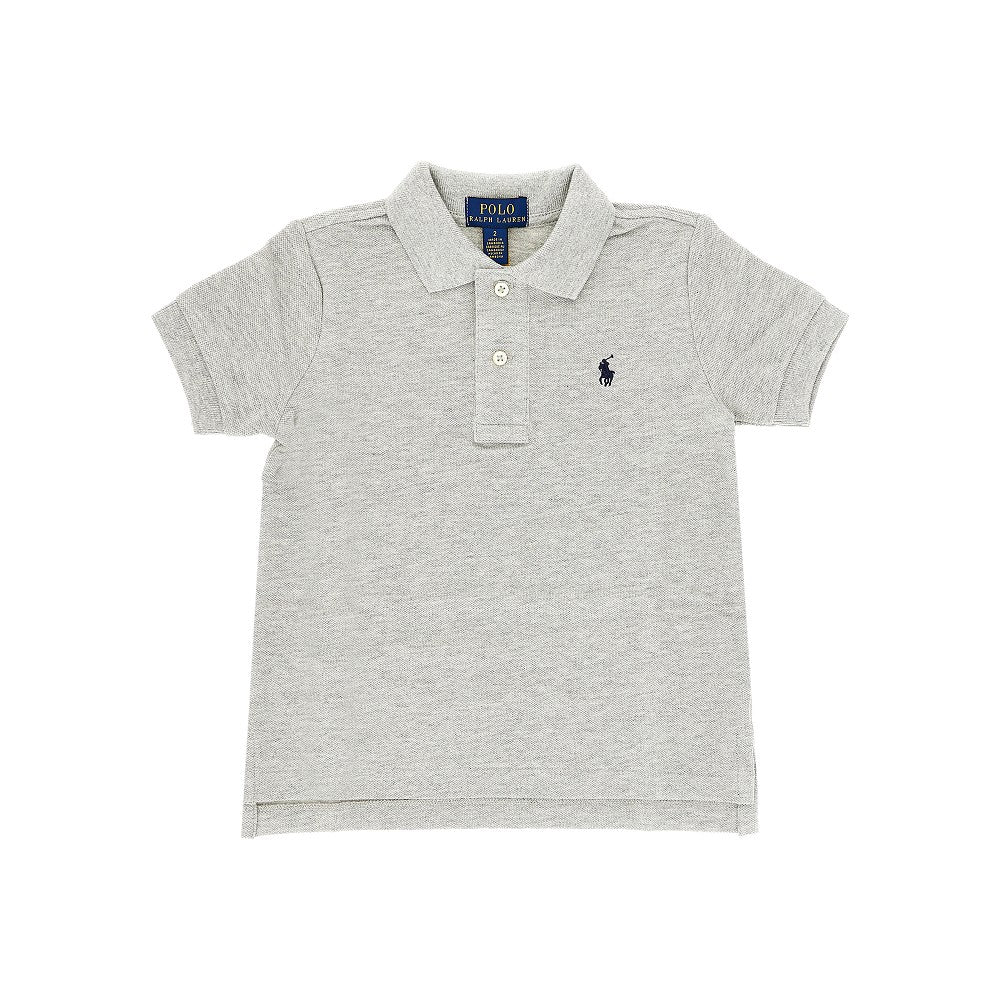 Piquet polo shirt with logo embroidery