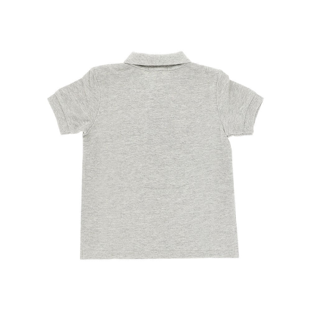 Piquet polo shirt with logo embroidery