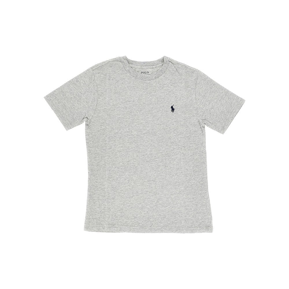 T-shirt con logo ricamato