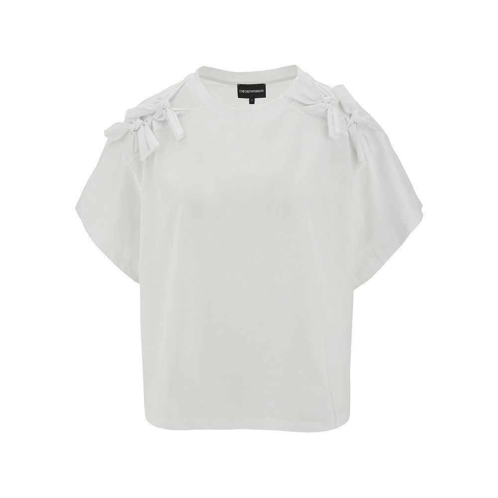 Boxy Fit T-shirt with bow details