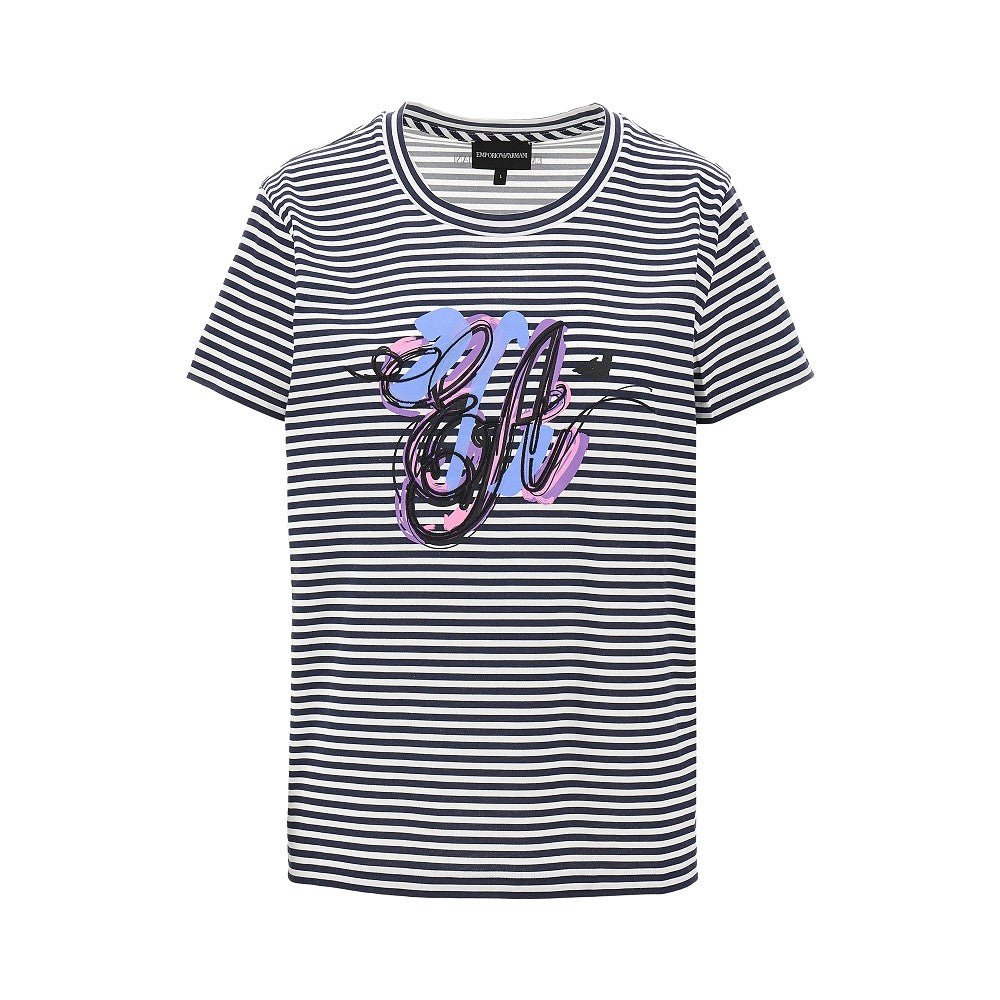 Striped organic cotton T-shirt