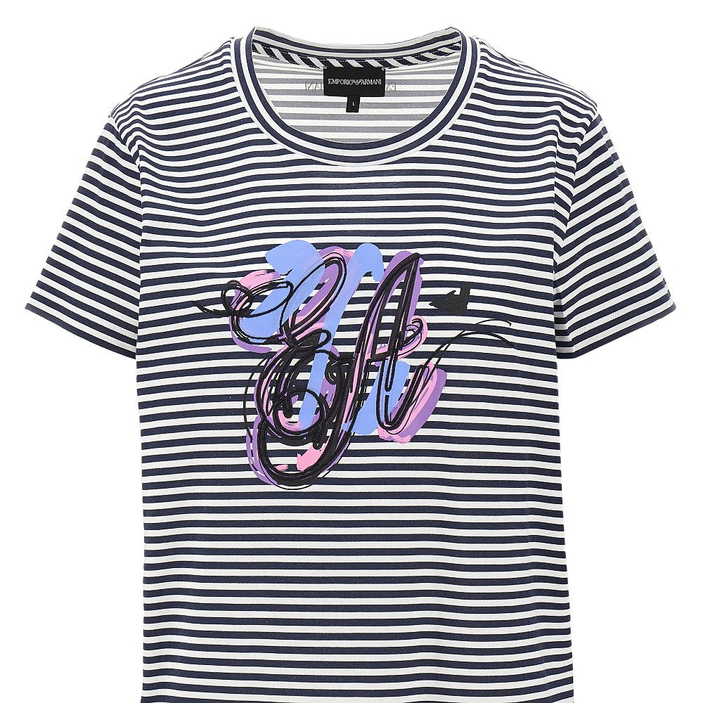 Striped organic cotton T-shirt