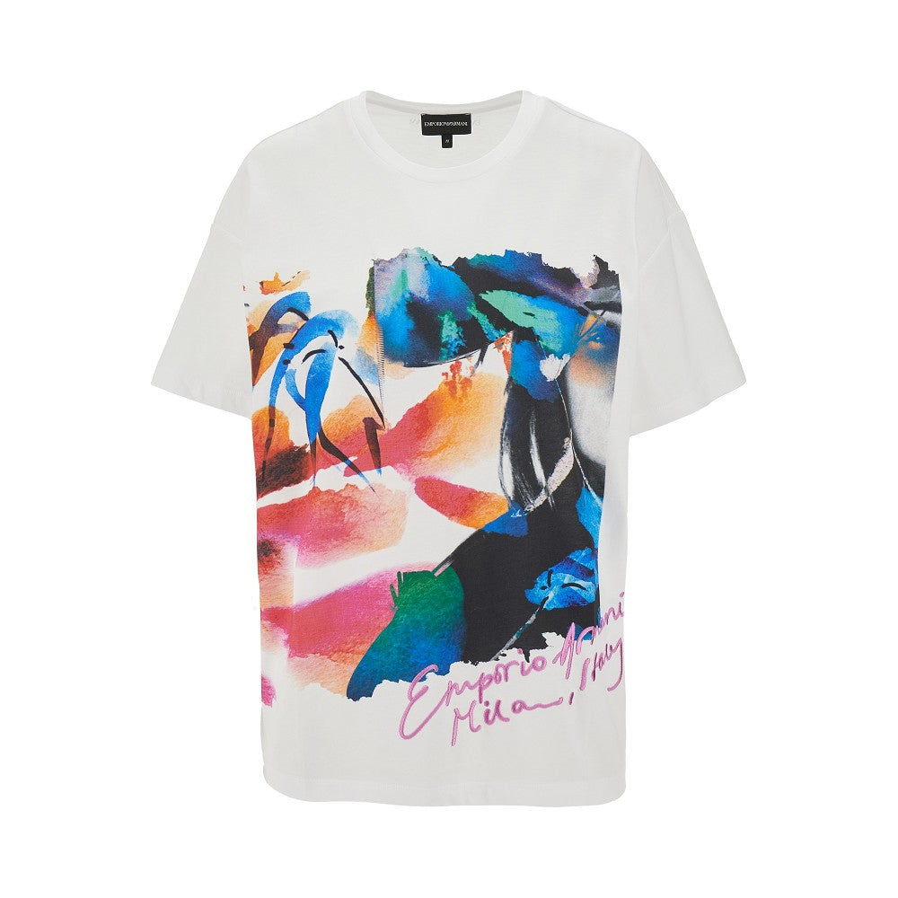 Relaxed Fit T-shirt with abstract print