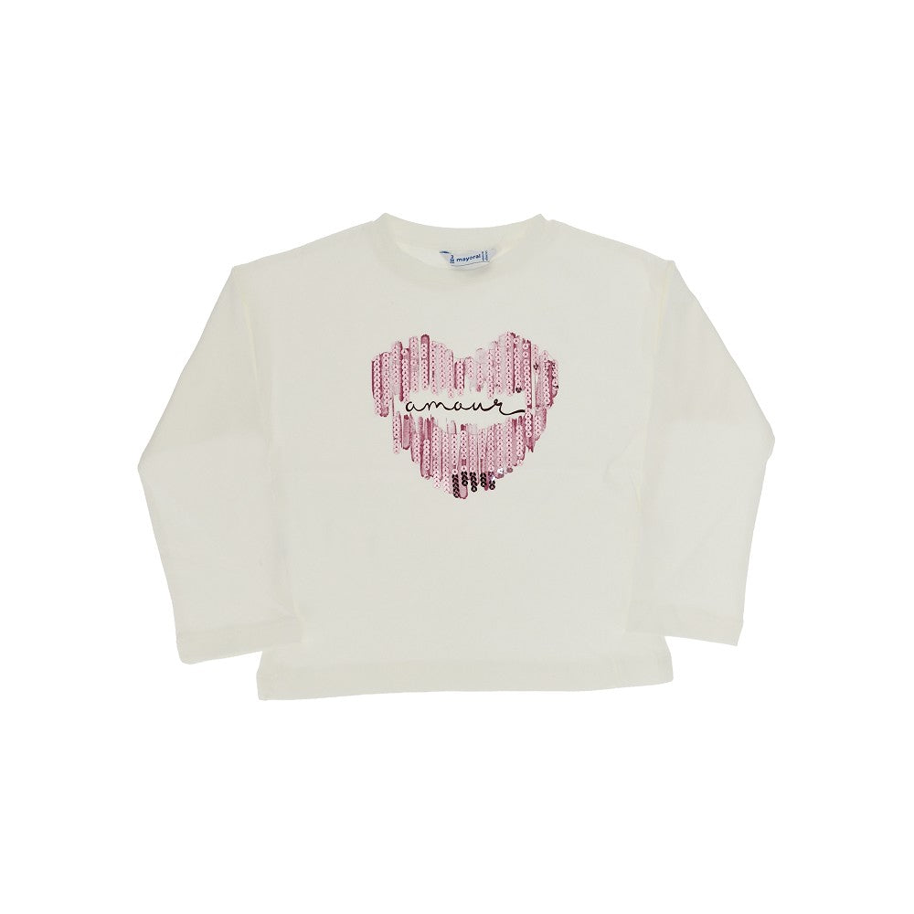 T-shirt con paillettes