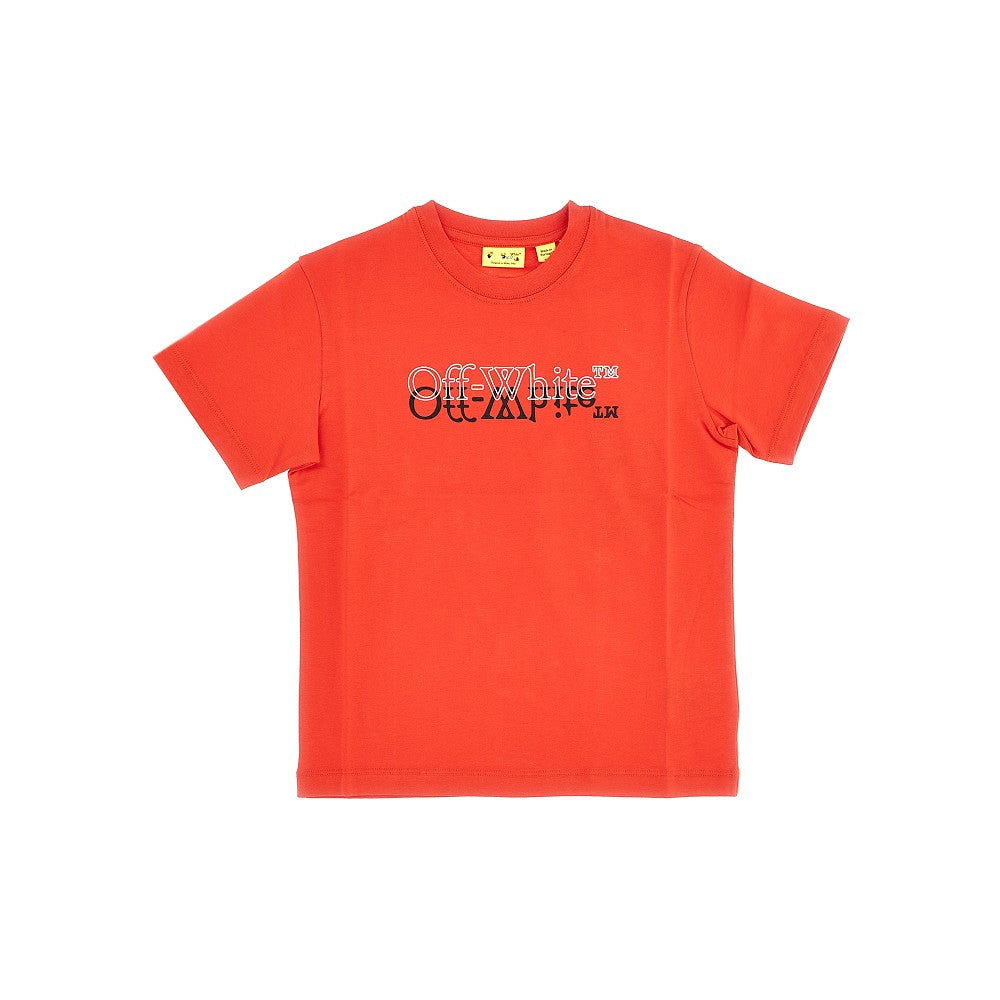 Cotton t-shirt with logo print
