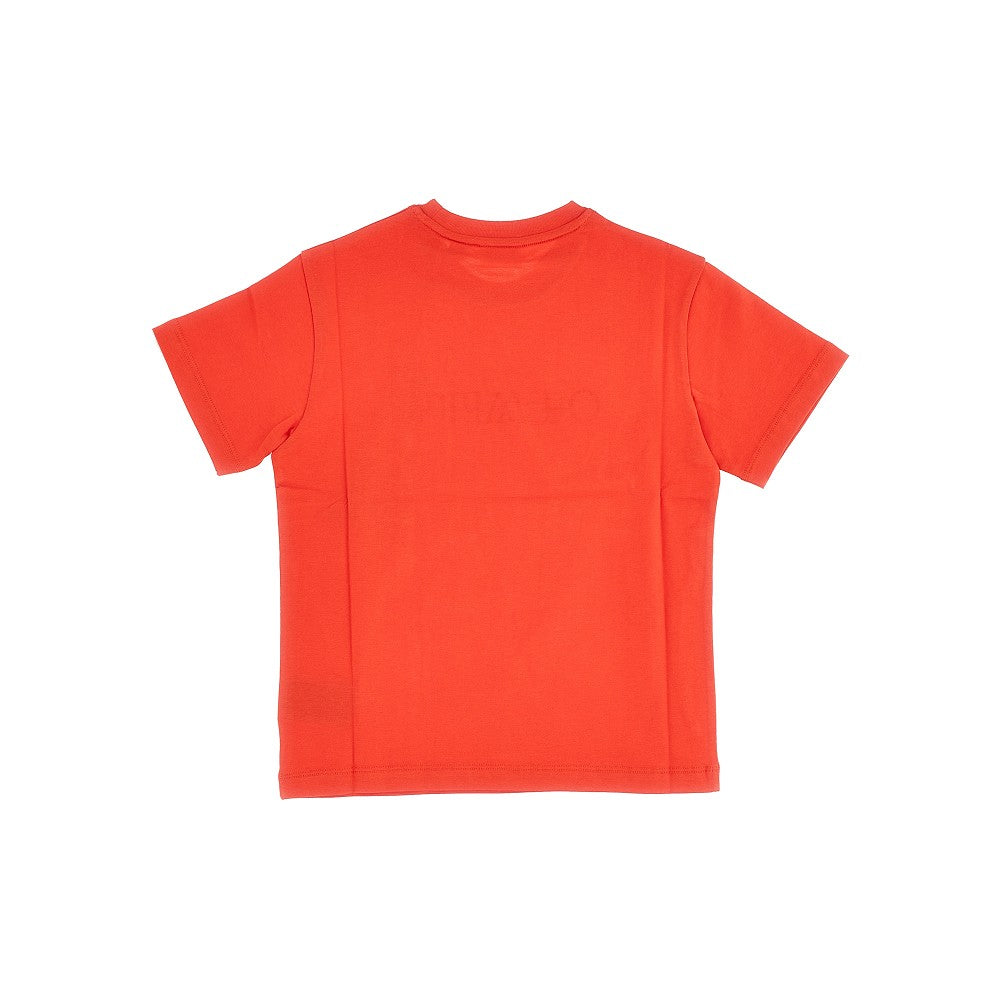 Cotton t-shirt with logo print