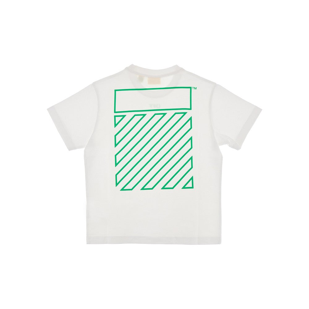 Cotton T-shirt with 'Off Diag' print