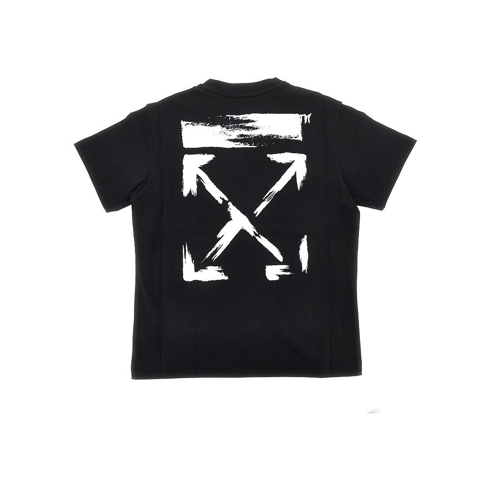Cotton T-shirt with 'Arrow Paint' print