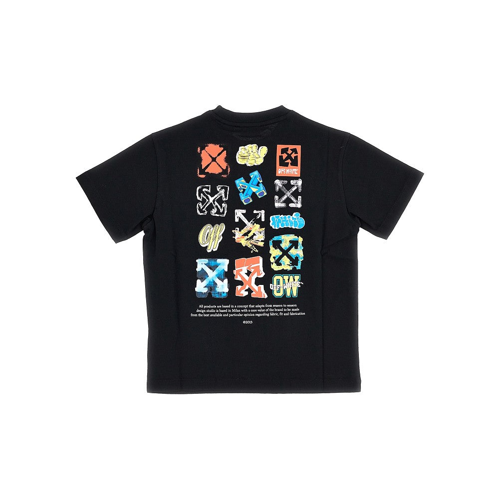 Multilogo print T-shirt