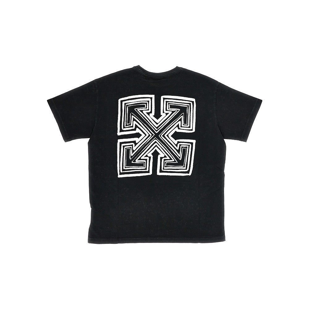 Arrow print oversized T-shirt  - KIDS