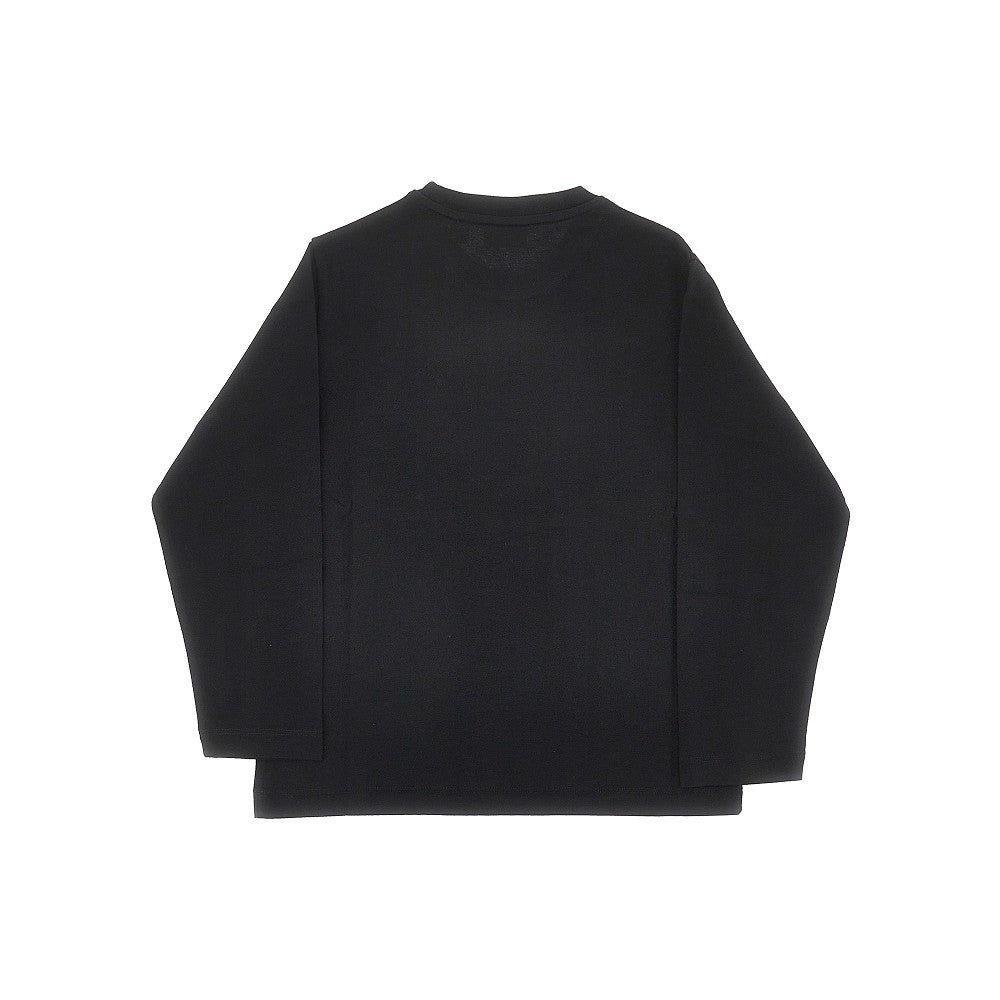 Double Logo print long-sleeved T-shirt