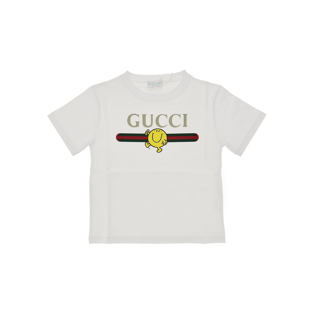 Smile logo print T-shirt