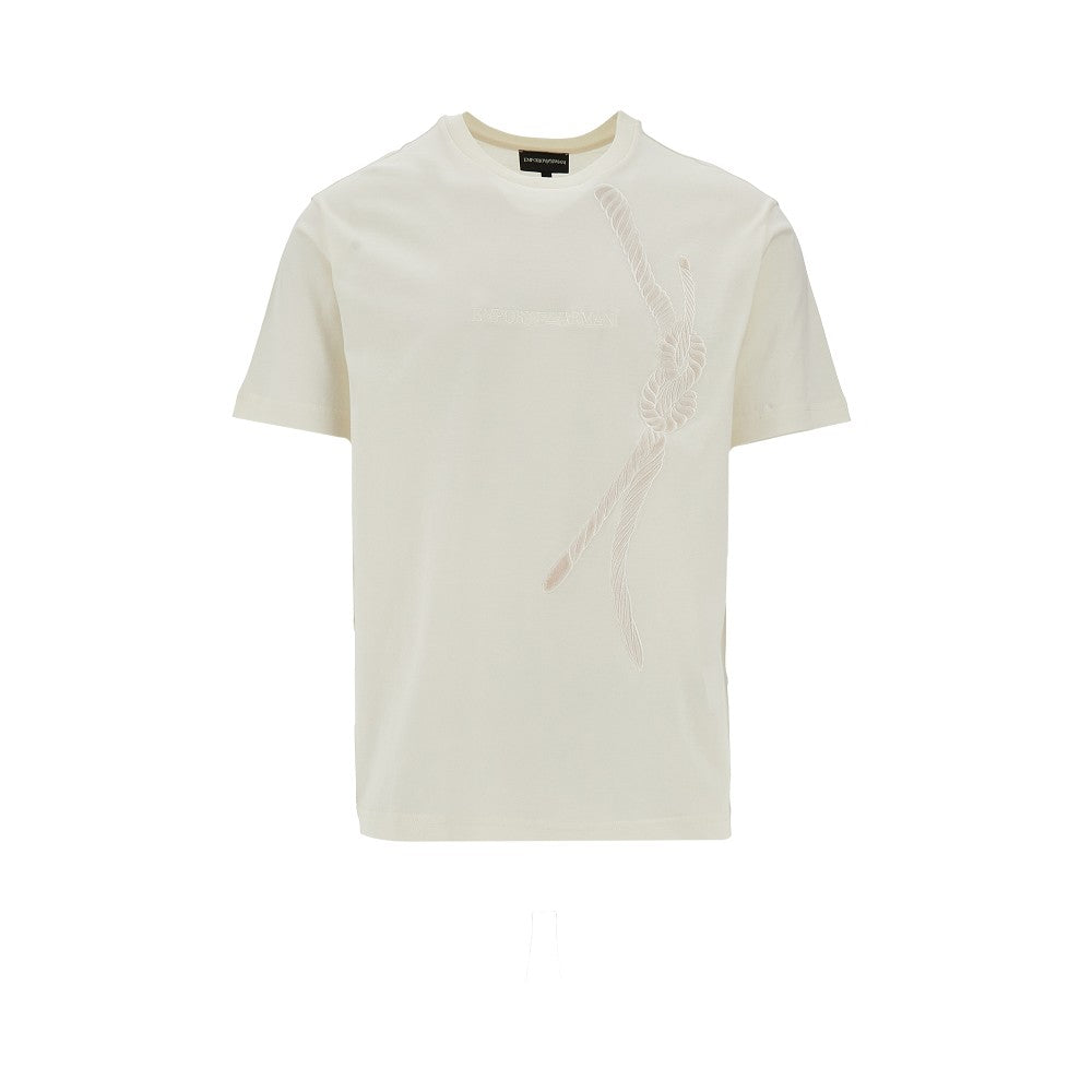 Knot embroidery Better Cotton T-shirt