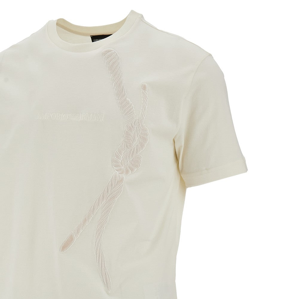 Knot embroidery Better Cotton T-shirt