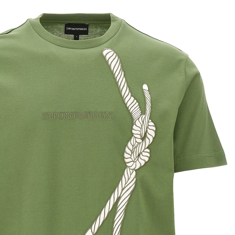 Knot embroidery Better Cotton T-shirt