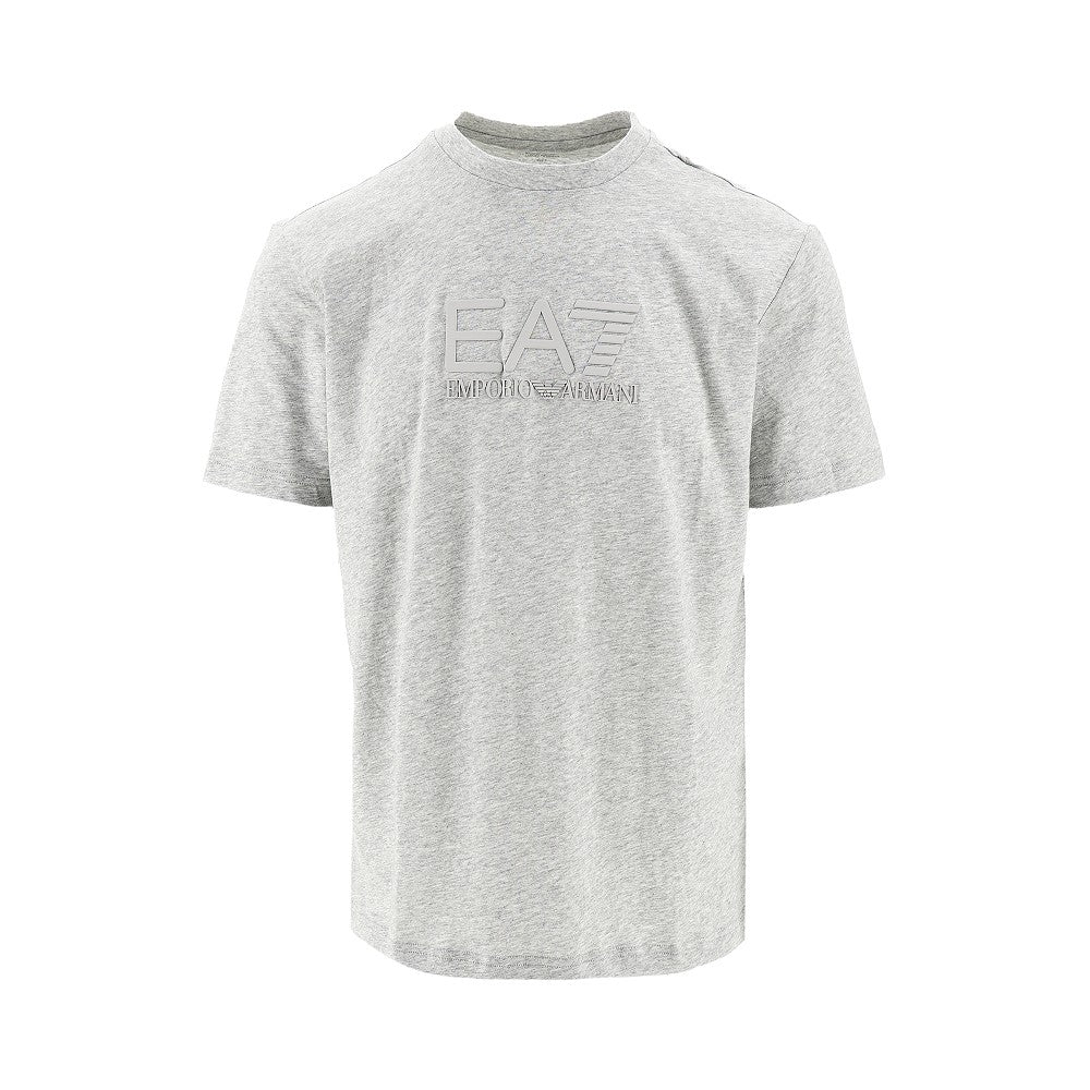 T-shirt con logo gommato