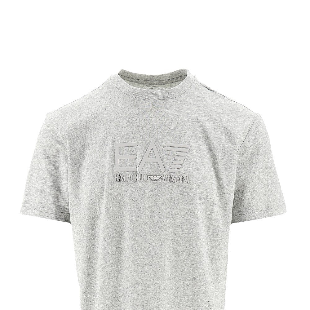 T-shirt con logo gommato