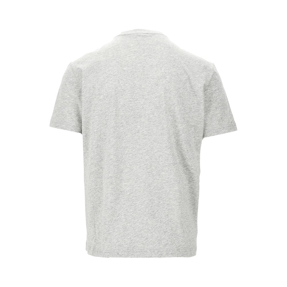 T-shirt con logo gommato