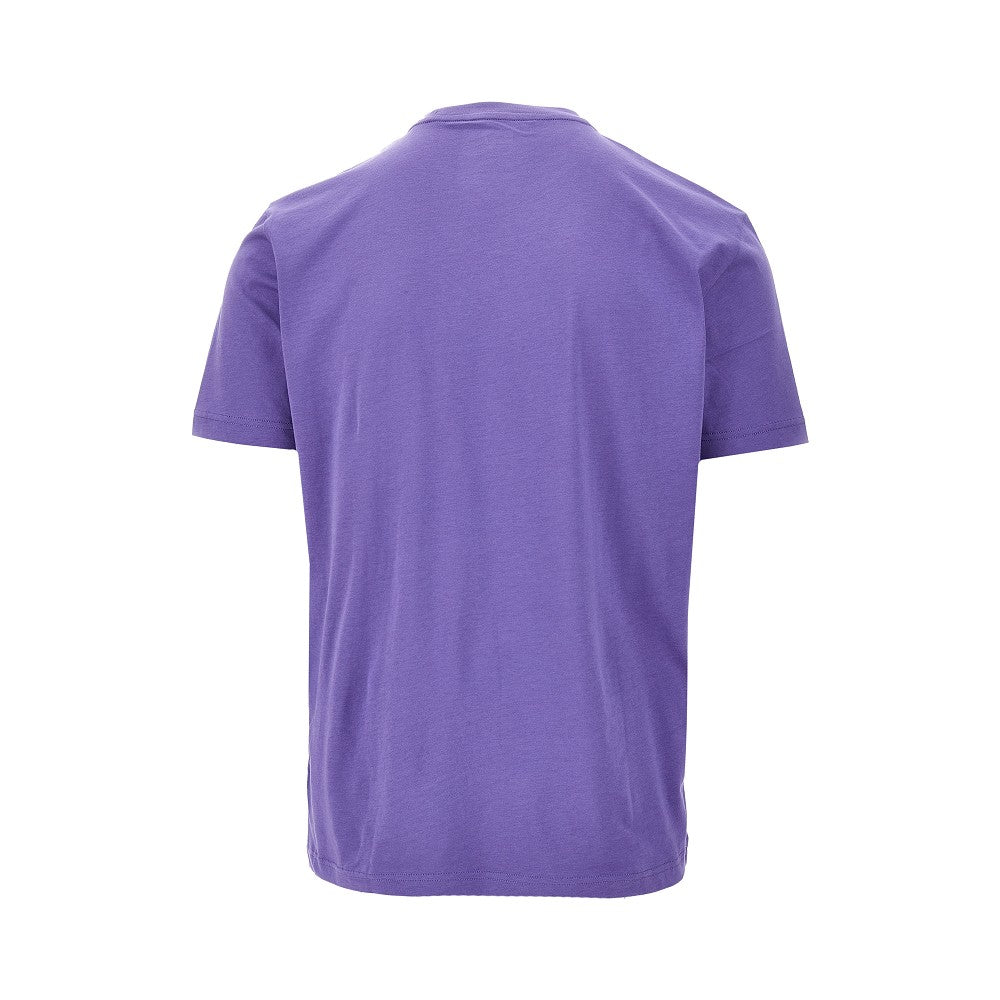 T-shirt con logo gommato