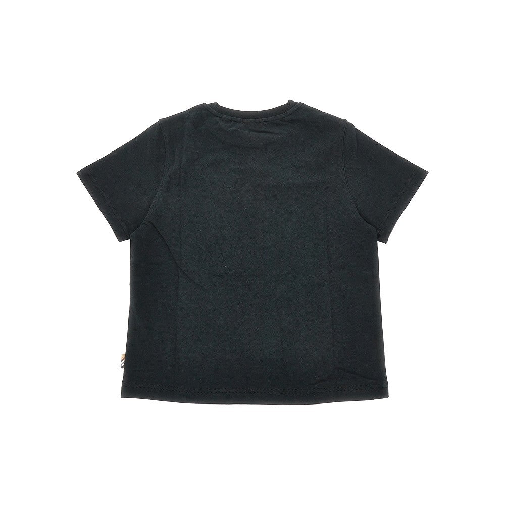T-shirt in jersey stretch con stampa logo