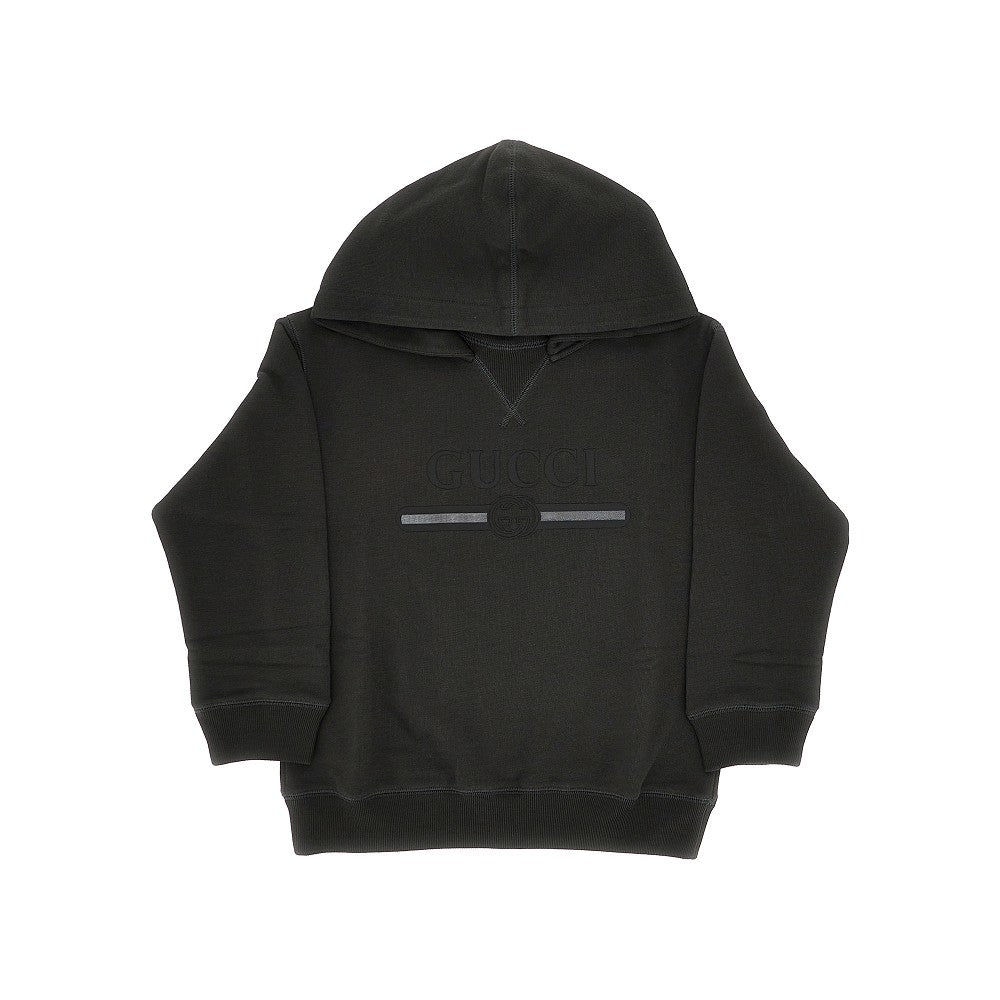 Cotton sweatshirt with logo print