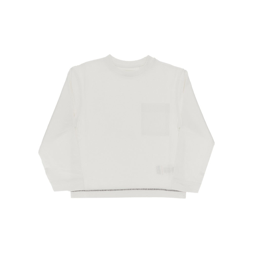 T-shirt in cotone con impunture