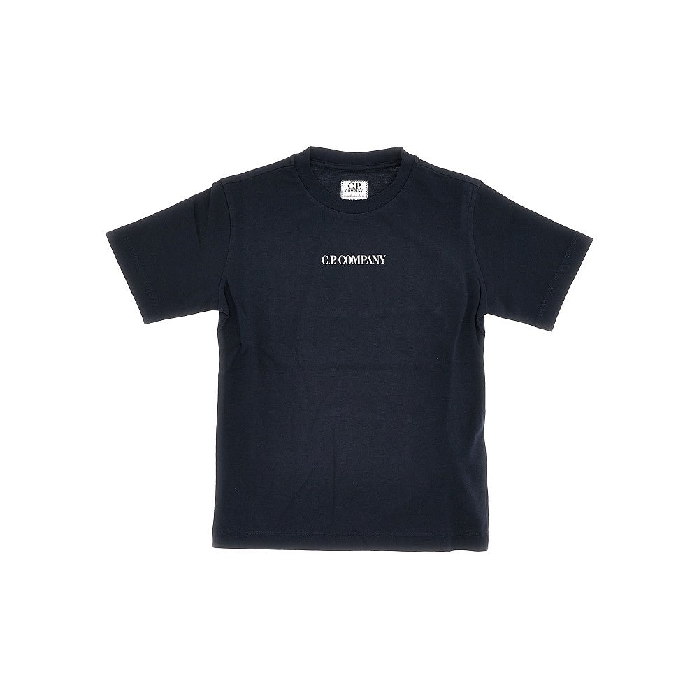 T-shirt in jersey con stampa logo