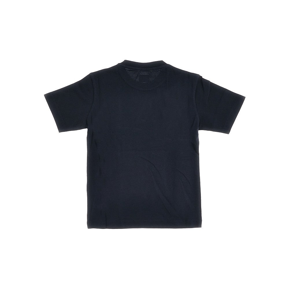 T-shirt in jersey con stampa logo
