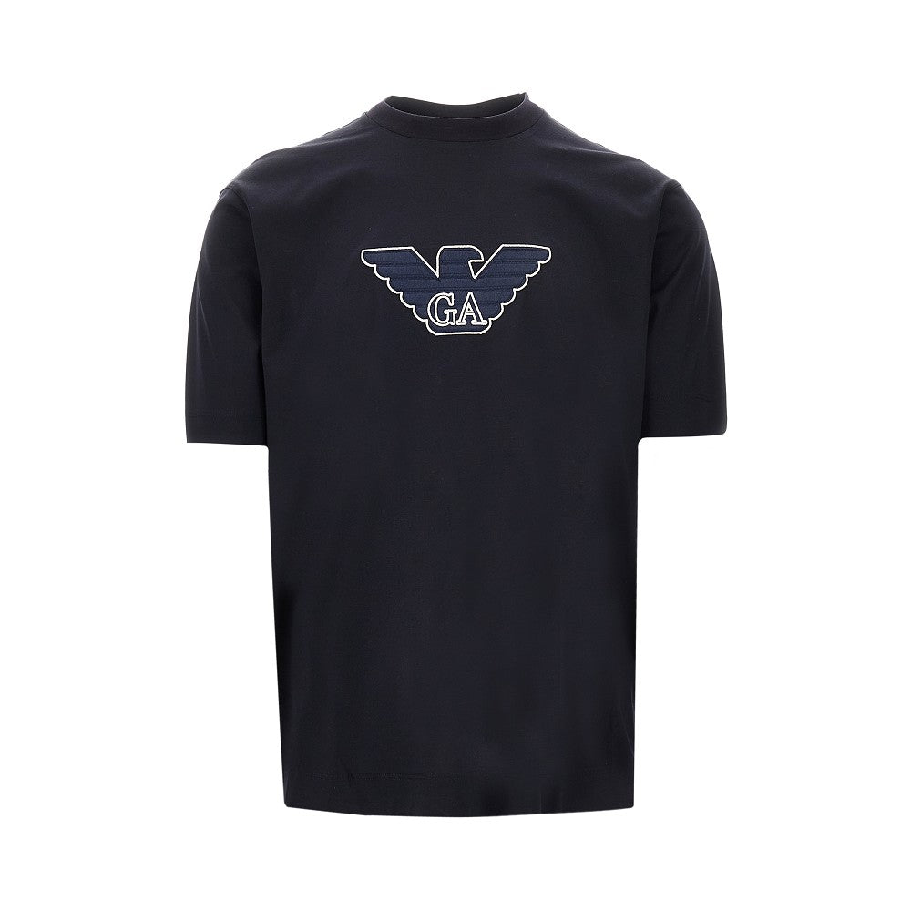 Eagle logo lyocell-blend T-shirt