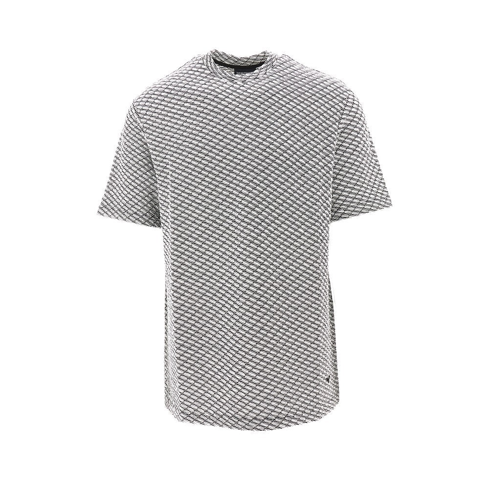 T-shirt in jersey goffrato