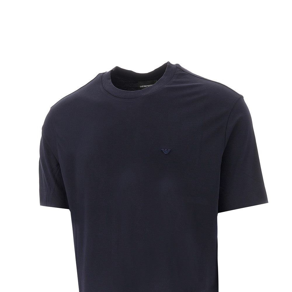 Lyocell blend jersey T-shirt