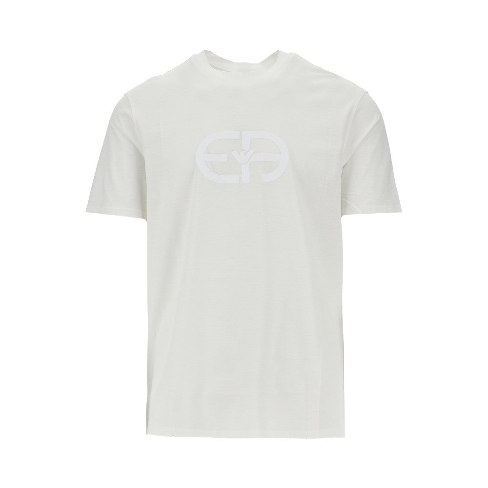 Logo print lyocell-blend T-shirt