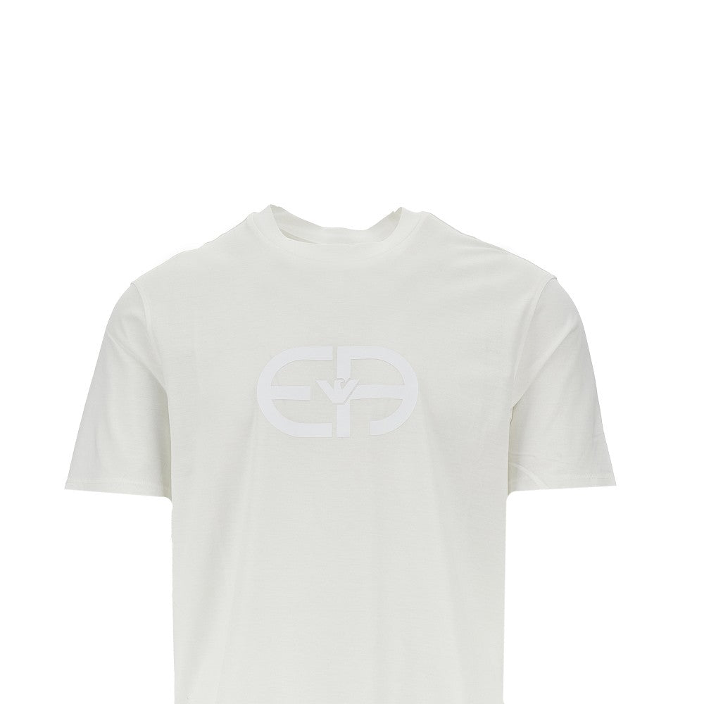 Logo print lyocell-blend T-shirt