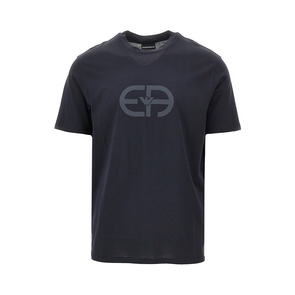 Logo print lyocell-blend T-shirt