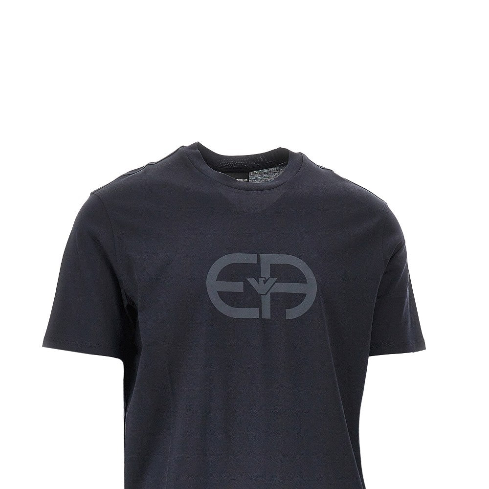 Logo print lyocell-blend T-shirt