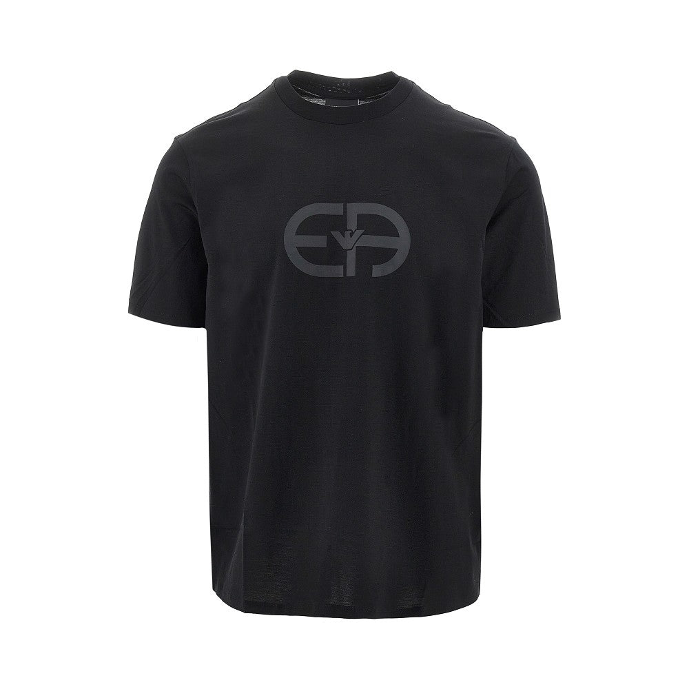 Logo print lyocell-blend T-shirt