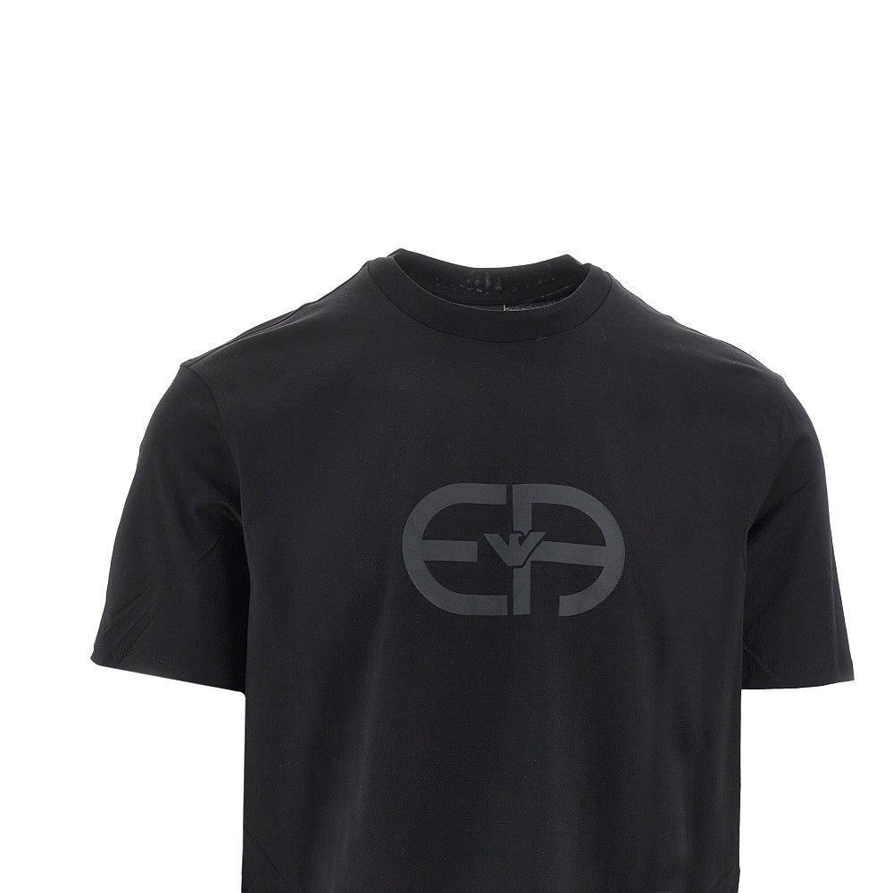 Logo print lyocell-blend T-shirt