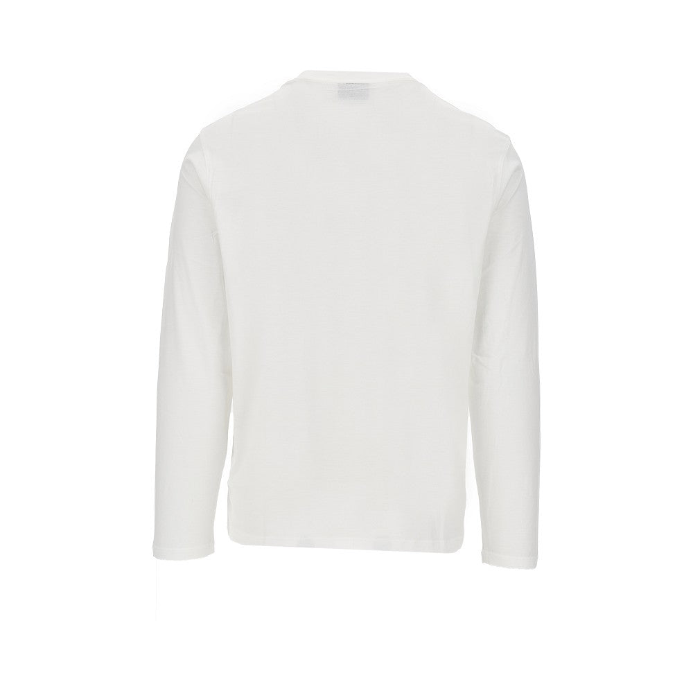 T-shirt in misto lyocell e cotone con logo