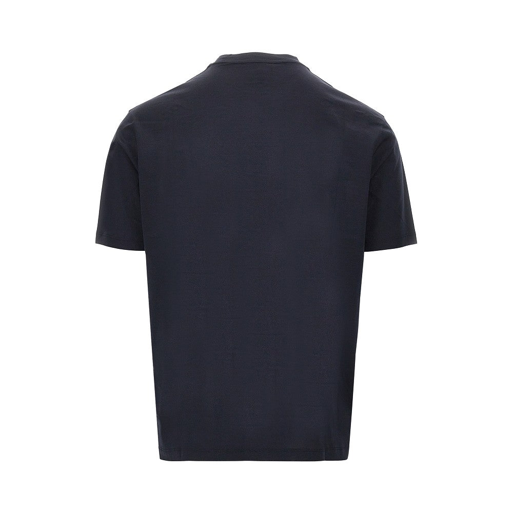 T-shirt in misto lyocell e cotone con logo