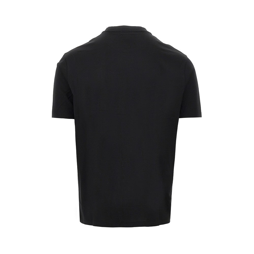 T-shirt in misto lyocell e cotone con logo