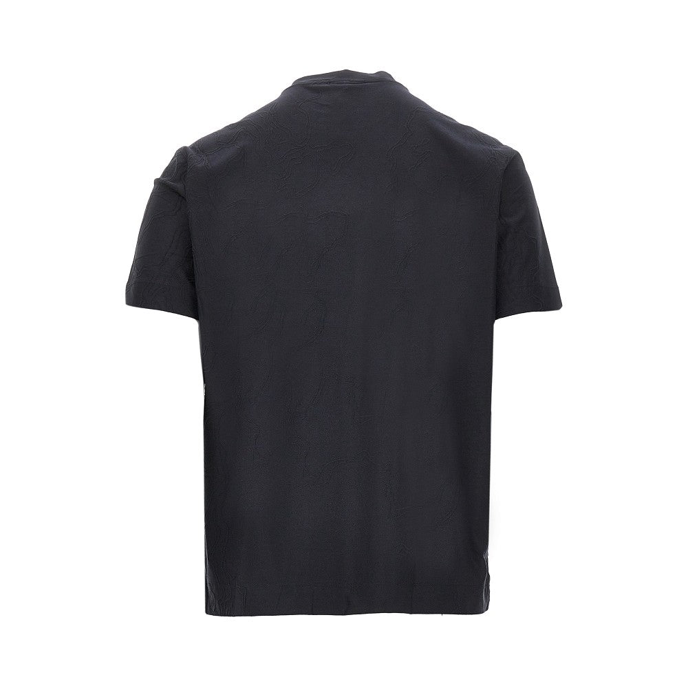 T-shirt in jersey stretch jacquard